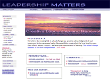 Tablet Screenshot of edleader.com